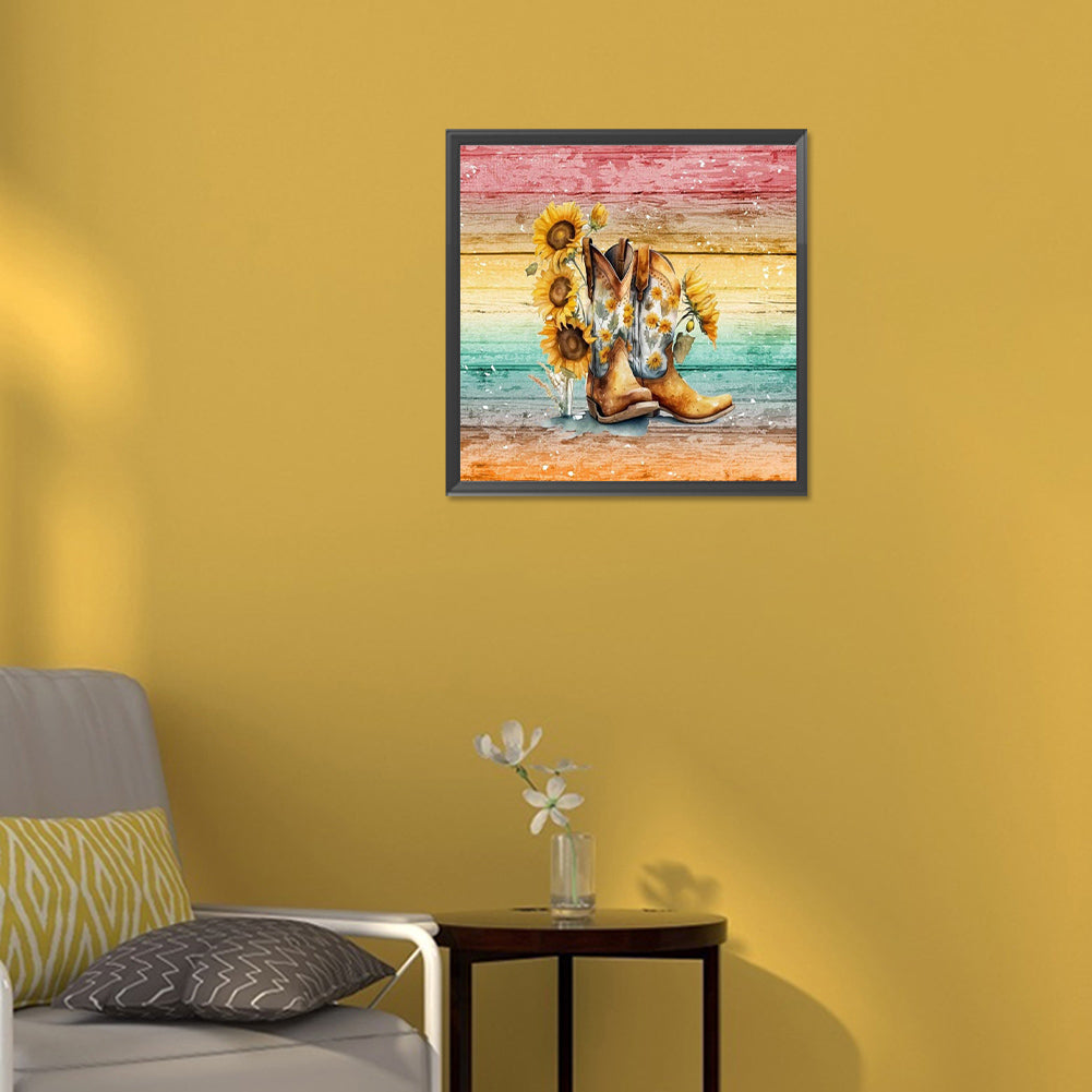 Boots - Full Round Drill Diamond Painting 30*30CM