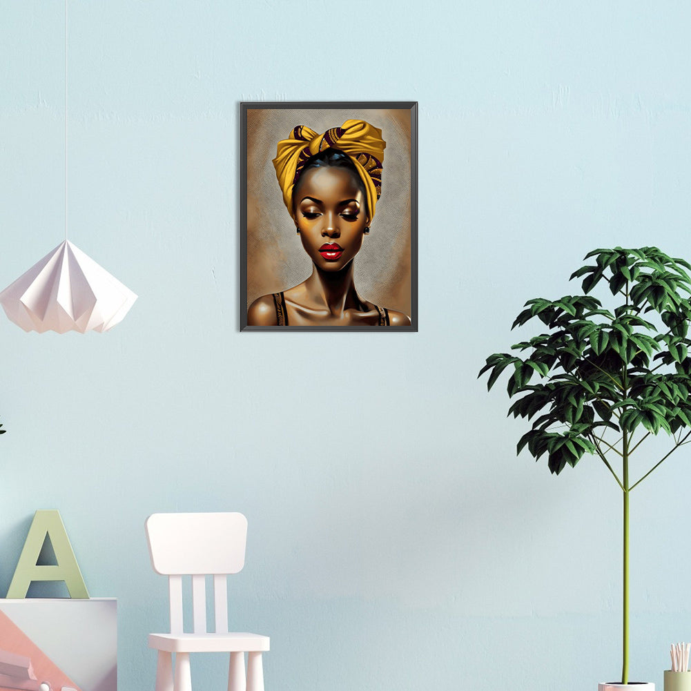 Black Beauty - Full Round Drill Diamond Painting 30*40CM