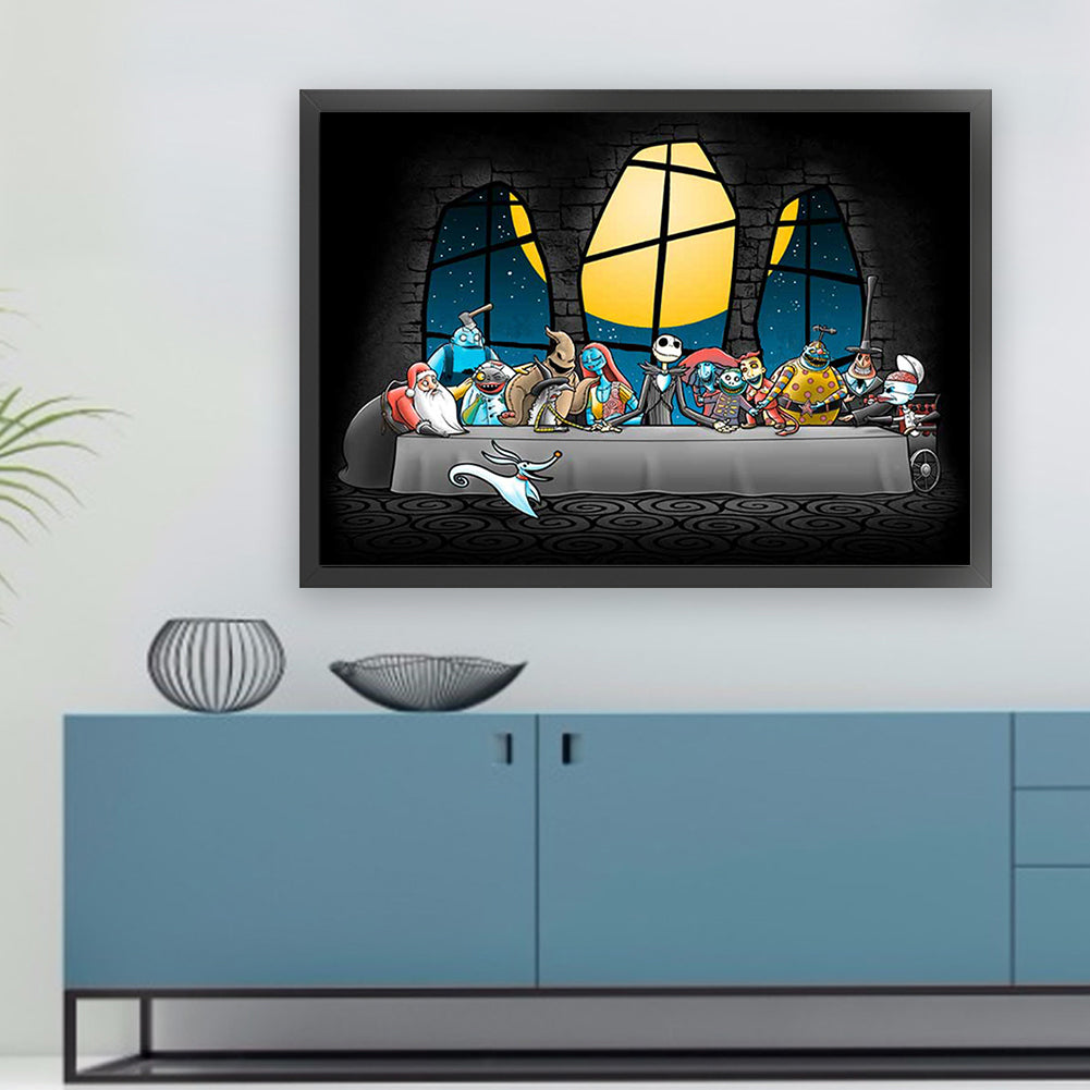 Cartoon Characters - 11CT Stamped Cross Stitch 70*55CM