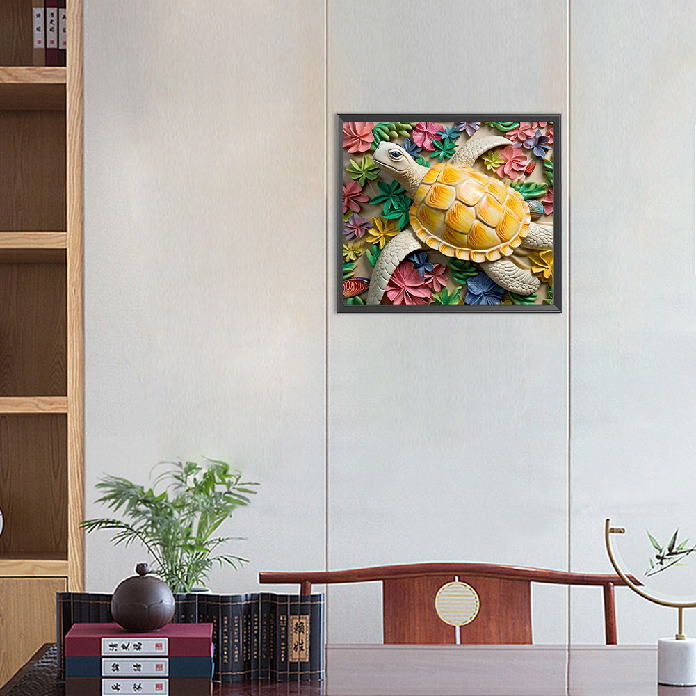 Relief 3D - Full Round Drill Diamond Painting 40*35CM