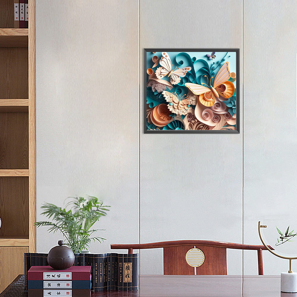 Relief 3D - Full Round Drill Diamond Painting 40*35CM