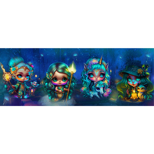 Elf Girl - Square Drill Diamond Painting 80*30CM