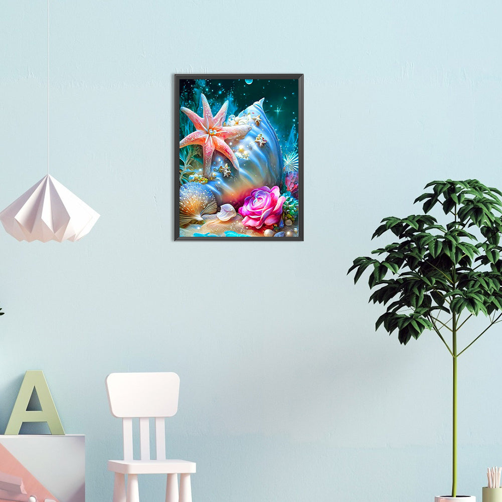 Fantasy Seashells - Full Round Drill Diamond Painting 30*40CM