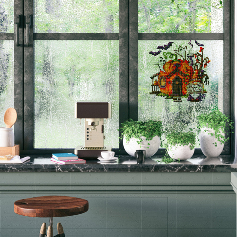 DIY Child Stickers Toy Creative Diamond Stickers Halloween Element Gift for Kids