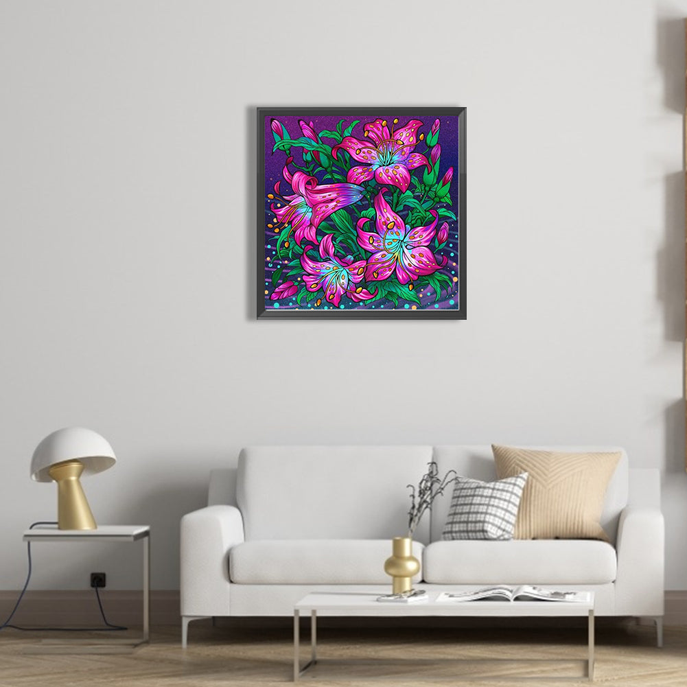 Morning Glory - AB Round Drill Diamond Painting 40*40CM