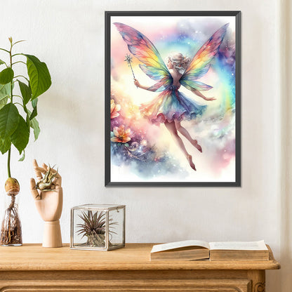 Butterfly Fairy - Full Round Drill Diamond Painting 30*40CM