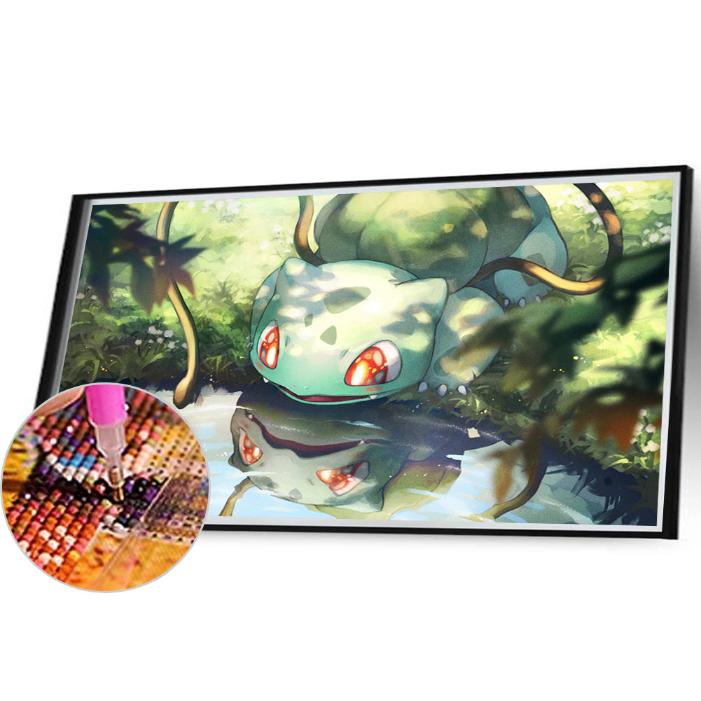 Bulbasaur - Full Round Drill Diamond Painting 50*30CM