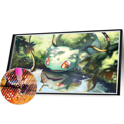 Bulbasaur - Full Round Drill Diamond Painting 50*30CM