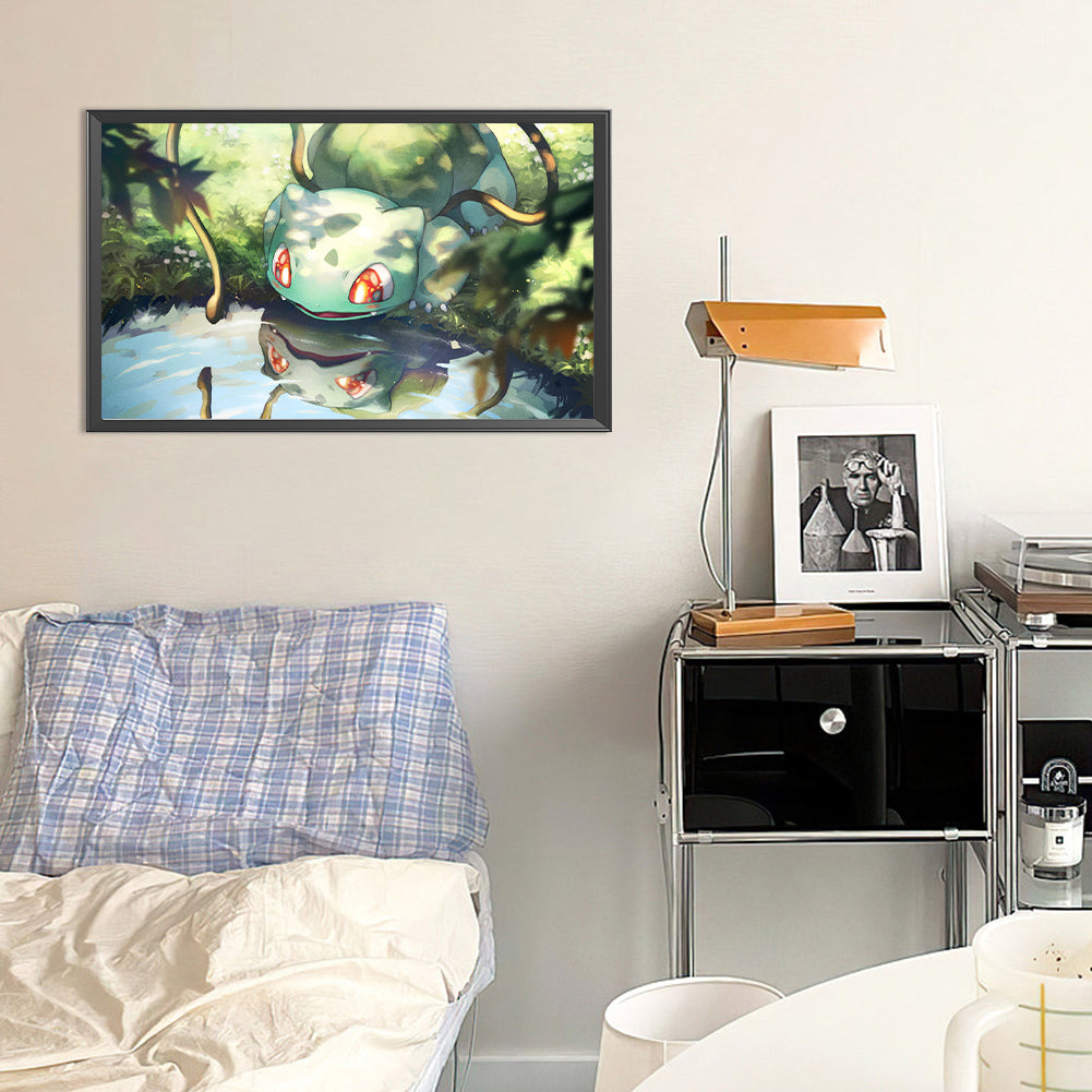 Bulbasaur - Full Round Drill Diamond Painting 50*30CM