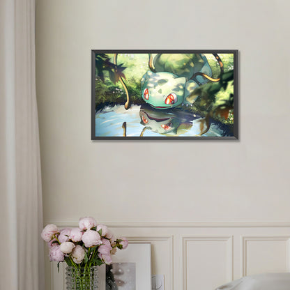 Bulbasaur - Full Round Drill Diamond Painting 50*30CM