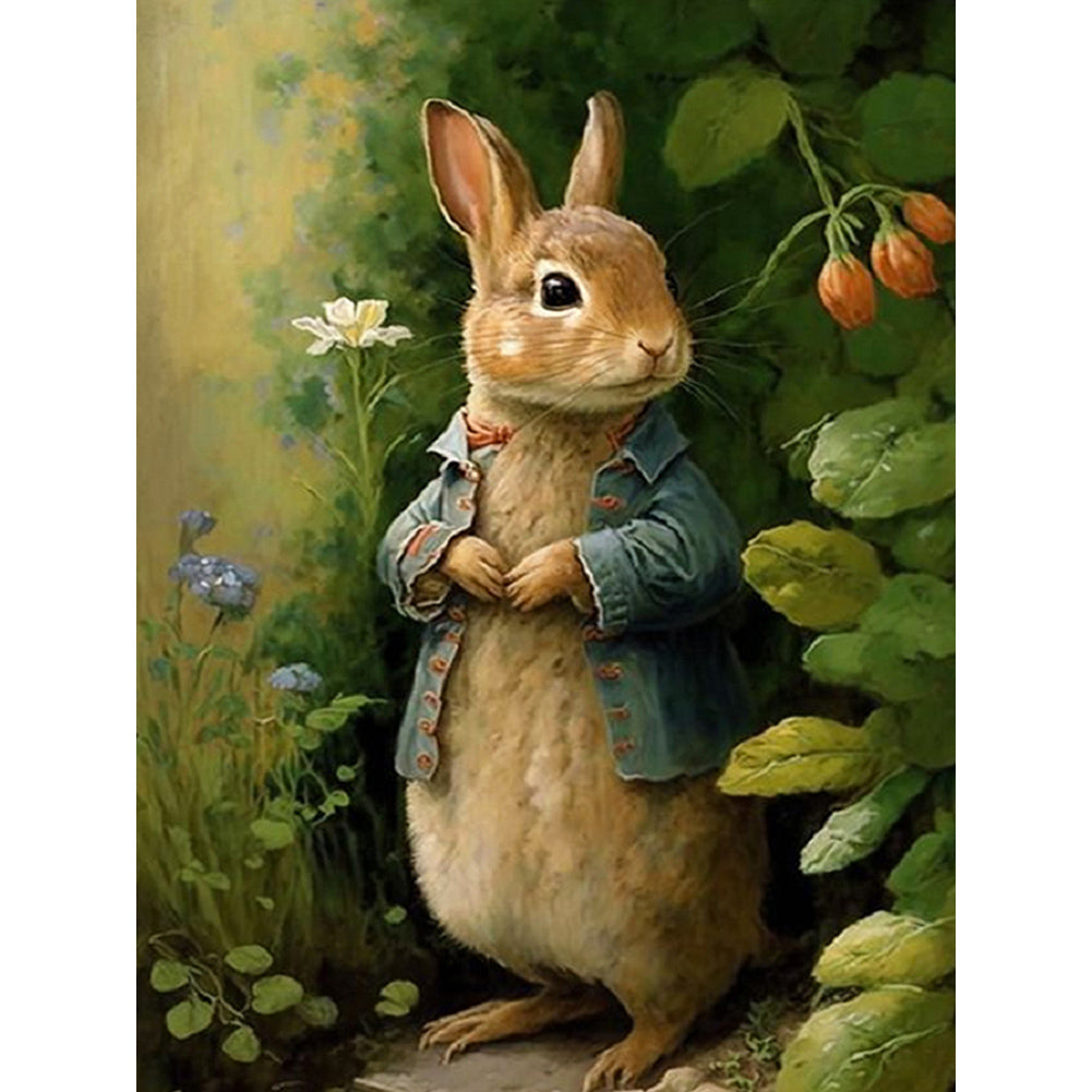 Easter Bunny - Full Round Drill Diamond Painting 30*40CM