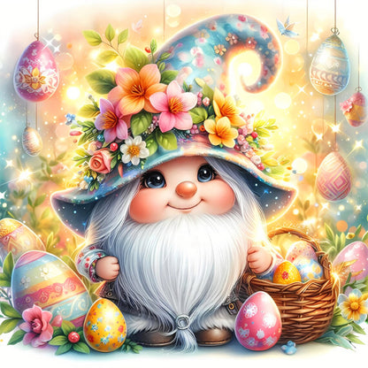 Easter Egg Gnome - Full Round Drill Diamond Painting 30*30CM