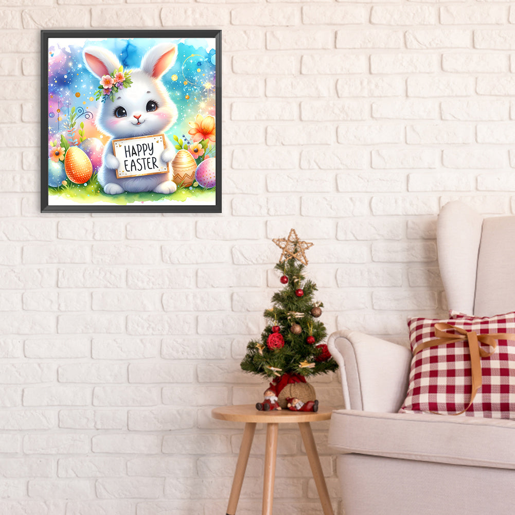 Easter Bunny - Full Round Drill Diamond Painting 30*30CM