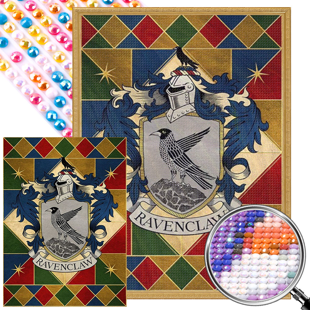 Magic Academy Badge - Full Round Drill Diamond Painting 40*55CM