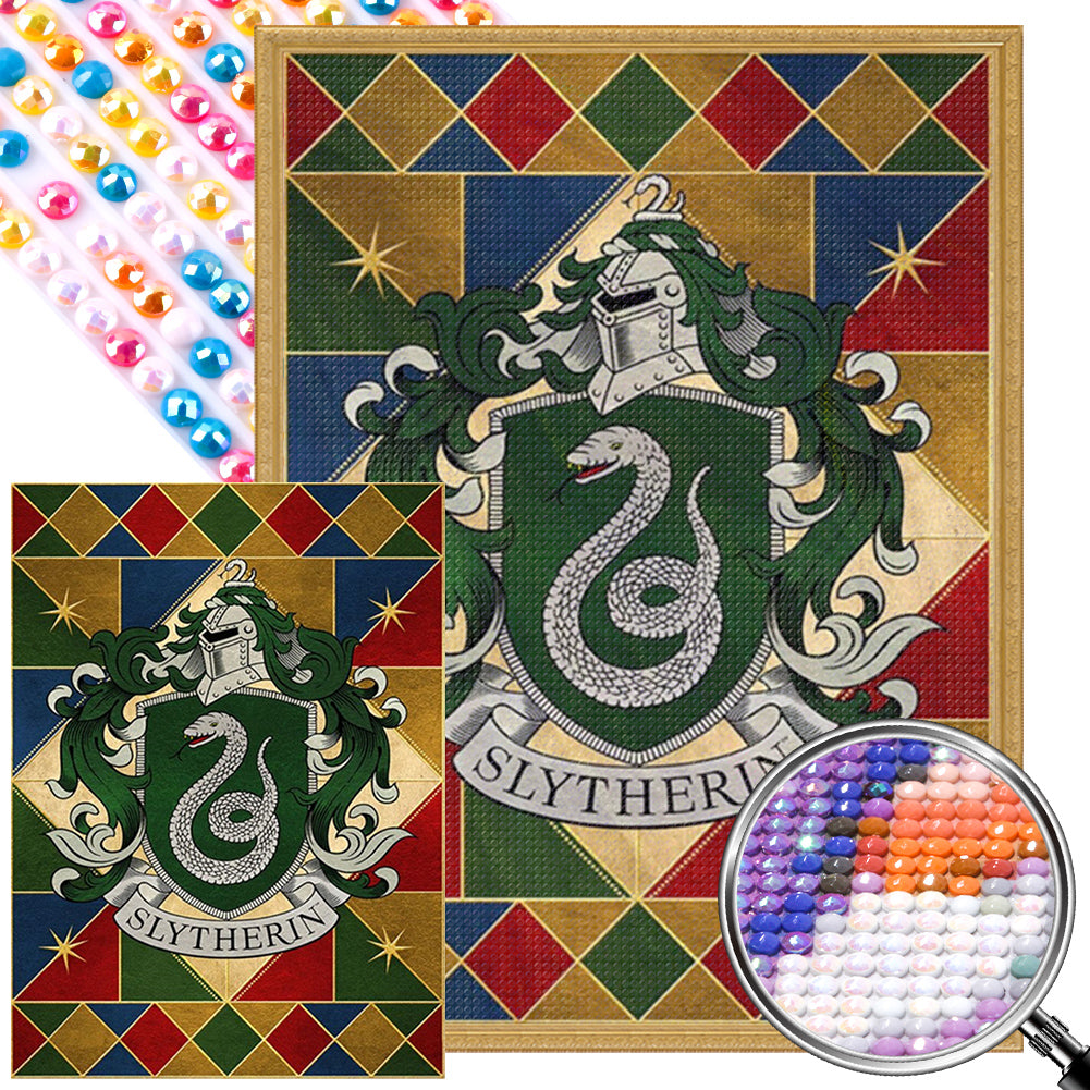 Magic Academy Badge - Full Round Drill Diamond Painting 40*55CM