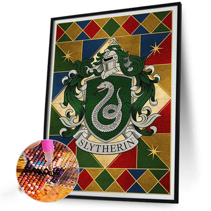 Magic Academy Badge - Full Round Drill Diamond Painting 40*55CM