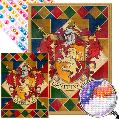 Magic Academy Badge - Full Round Drill Diamond Painting 40*55CM