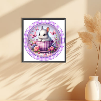 Rabbit - Full Round Drill Diamond Painting 30*30CM