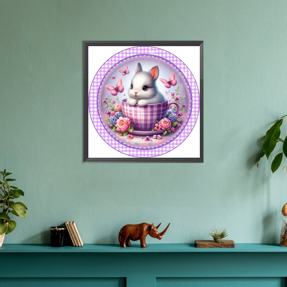 Rabbit - Full Round Drill Diamond Painting 30*30CM