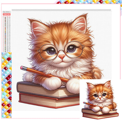 Cute Kitten - Full Square Drill Diamond Painting 30*30CM