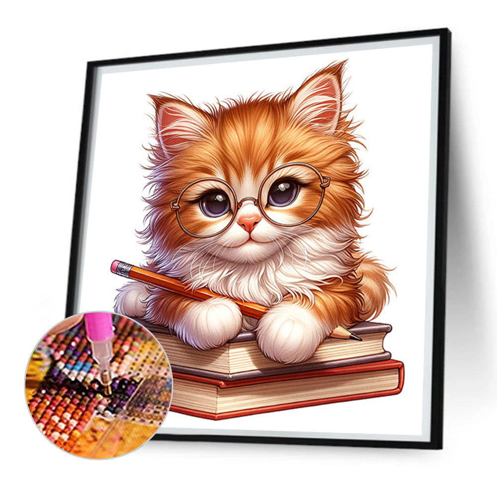 Cute Kitten - Full Square Drill Diamond Painting 30*30CM