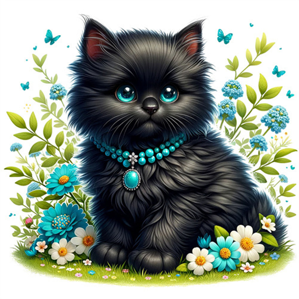 Cute Kitten - Full Square Drill Diamond Painting 30*30CM