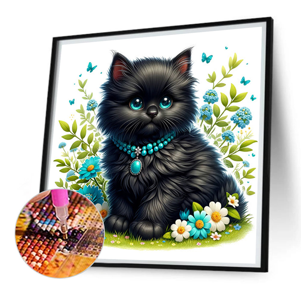 Cute Kitten - Full Square Drill Diamond Painting 30*30CM