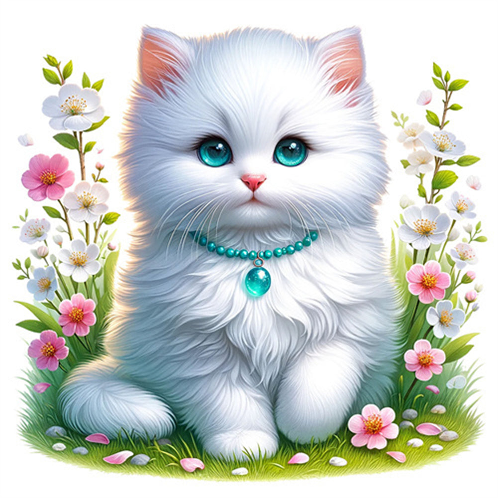 Cute Kitten - Full Square Drill Diamond Painting 30*30CM