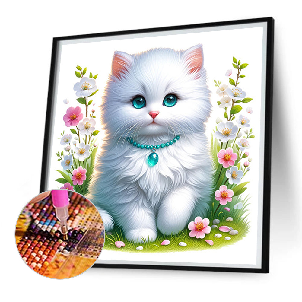 Cute Kitten - Full Square Drill Diamond Painting 30*30CM