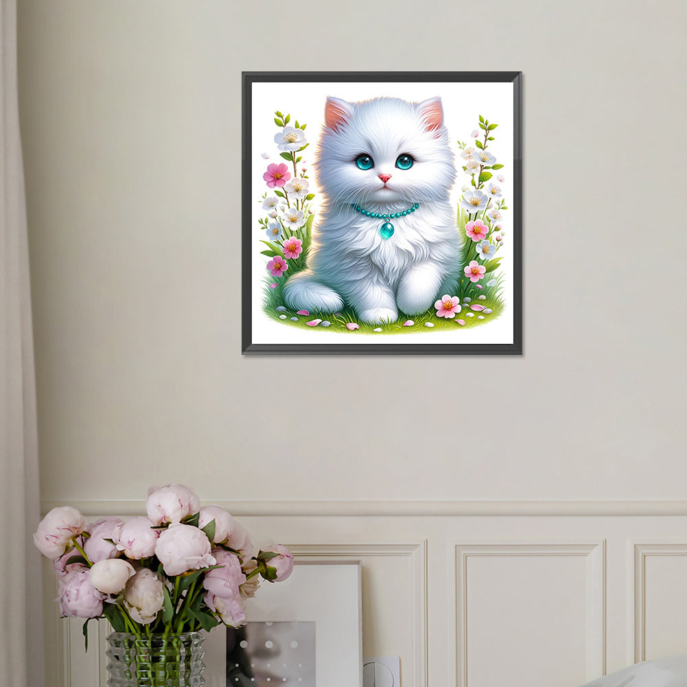 Cute Kitten - Full Square Drill Diamond Painting 30*30CM