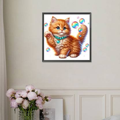 Cute Kitten - Full Square Drill Diamond Painting 30*30CM