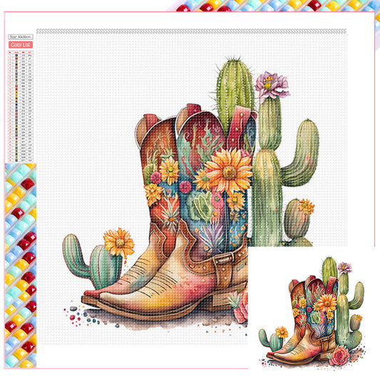 Boots - Full Square Drill Diamond Painting 30*30CM