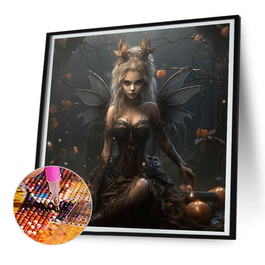 Dark Elf - Full Round Drill Diamond Painting 30*30CM