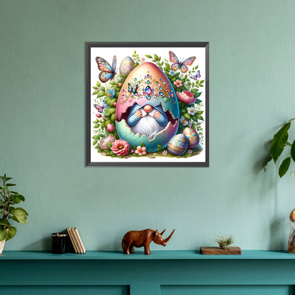 Easter Eggs And Gnomes - Full Round Drill Diamond Painting 30*30CM