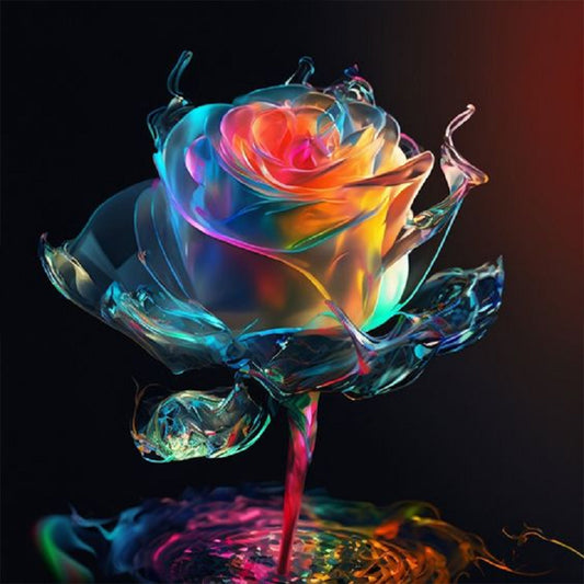 Colorful Roses - Full Round Drill Diamond Painting 30*30CM