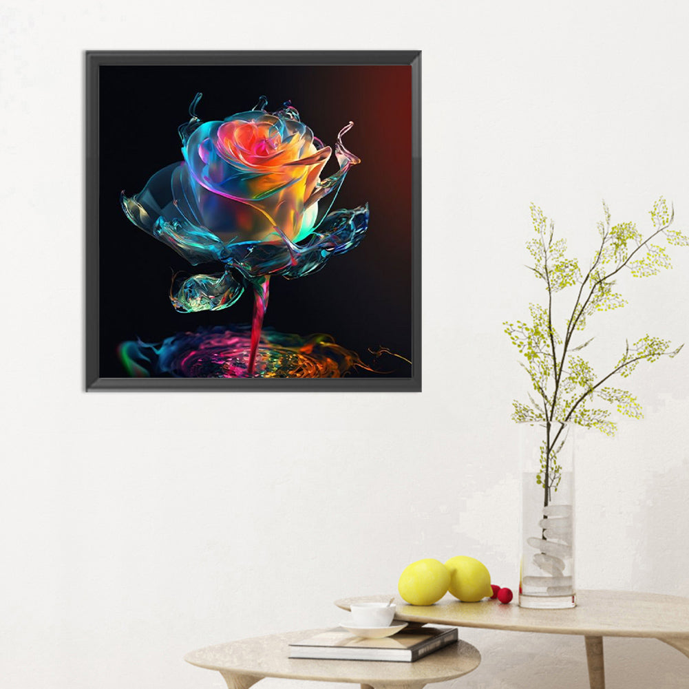 Colorful Roses - Full Round Drill Diamond Painting 30*30CM