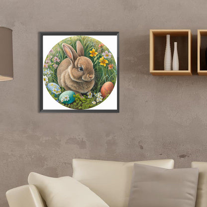 Rabbit - Full Round Drill Diamond Painting 35*35CM