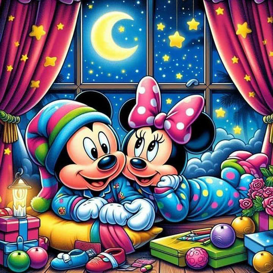 Mickey Mouse - Full Round Drill Diamond Painting 35*35CM