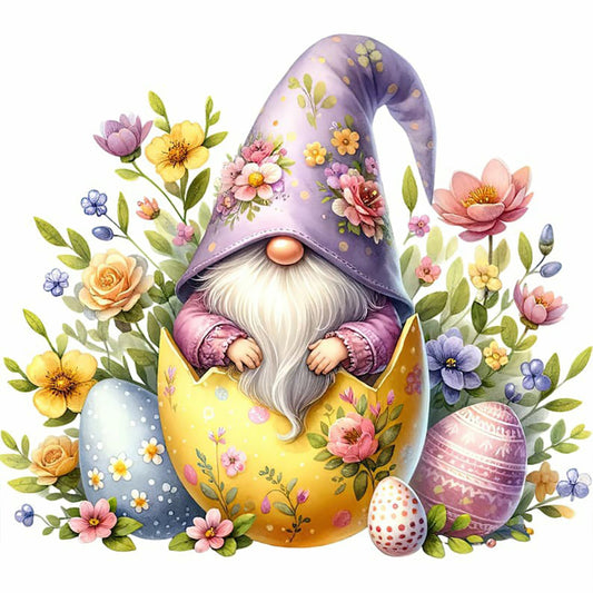 Easter Gnome - Full Round Drill Diamond Painting 35*35CM