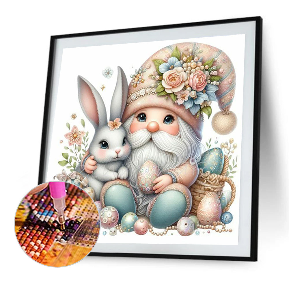 Easter Gnome - Full Round Drill Diamond Painting 35*35CM