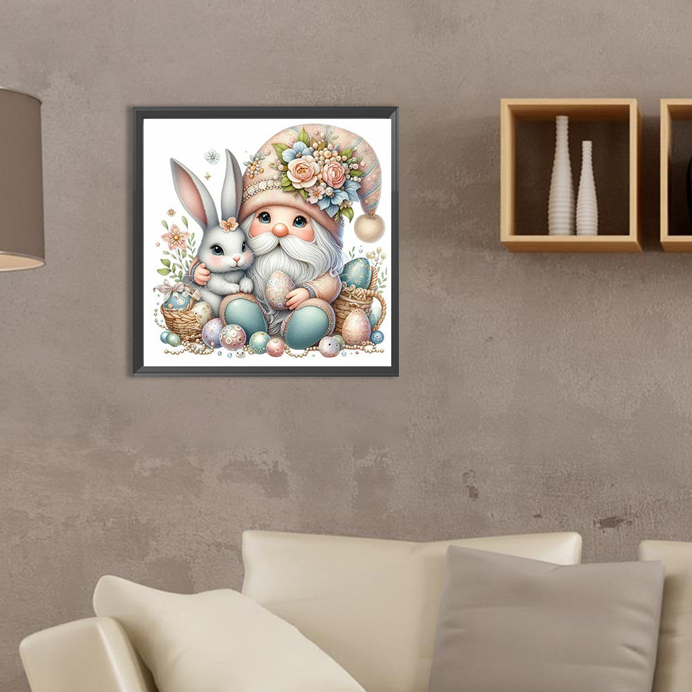 Easter Gnome - Full Round Drill Diamond Painting 35*35CM