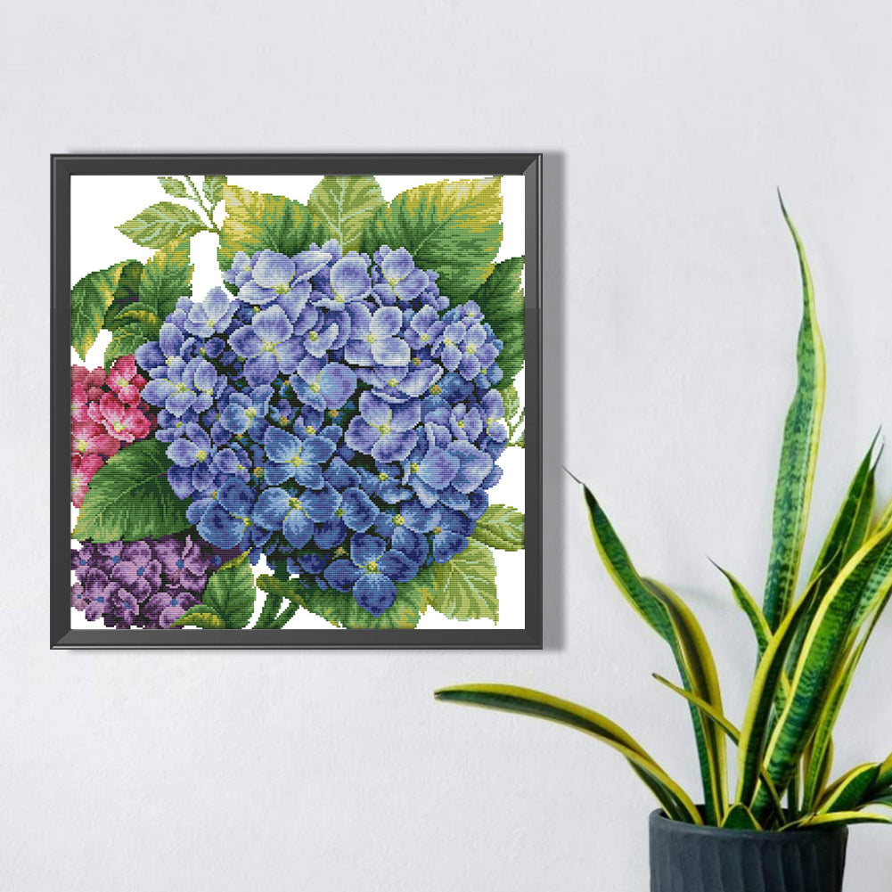 Hydrangeas - Full Square Drill Diamond Painting 50*50CM