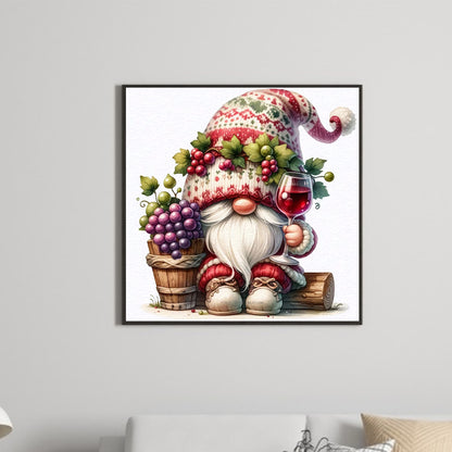 Fruit And Vegetable Gnomes - Full Round Drill Diamond Painting 30*30CM