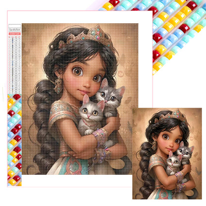 Little Girl - Full Square Drill Diamond Painting 30*40CM