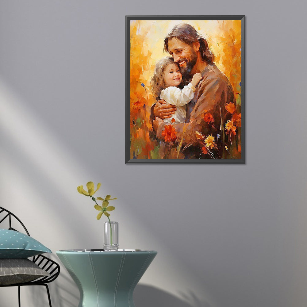 Jesus - Full Round Drill Diamond Painting 40*50CM