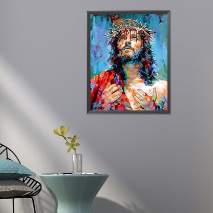 Jesus - Full Round Drill Diamond Painting 40*50CM
