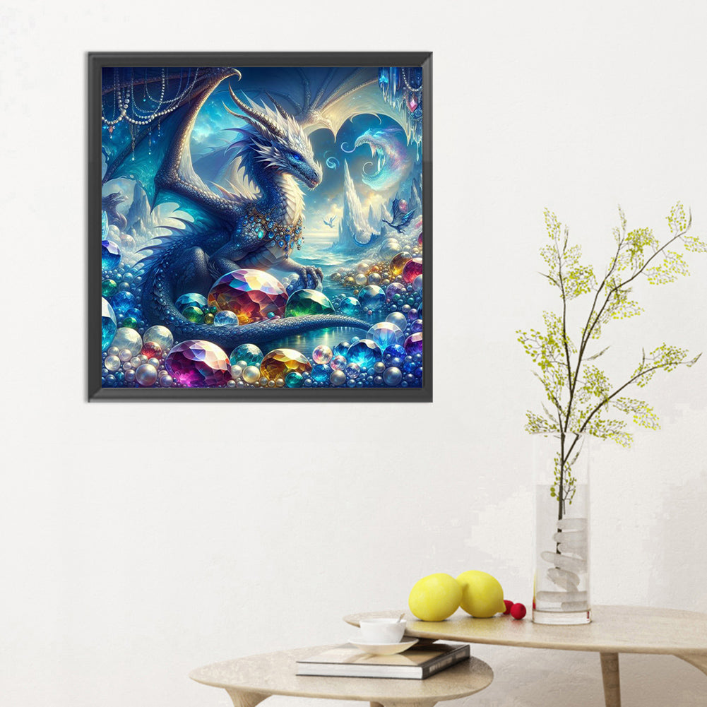 Dragons And Dragon'S Treasures - Full Round Drill Diamond Painting 30*30CM