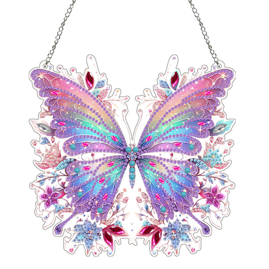 Acrylic Butterfly 5D DIY Diamond Art Hanging Decorations Home Ornaments Kit