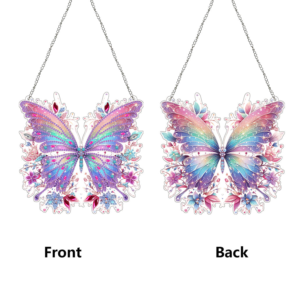 Acrylic Butterfly 5D DIY Diamond Art Hanging Decorations Home Ornaments Kit