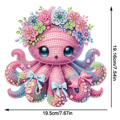 Acrylic Special Shaped Needle Octopus 5D DIY Diamond Art Tabletop Decorations